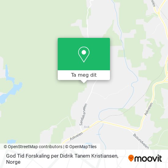 God Tid Forskaling per Didrik Tanem Kristiansen kart