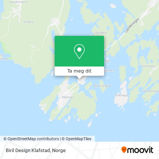 Biril Design Klafstad kart