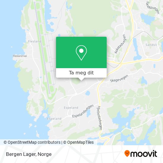 Bergen Lager kart