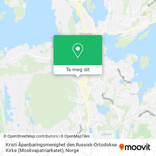 Kristi Åpenbaringsmenighet den Russisk-Ortodokse Kirke (Moskvapatriarkatet) kart