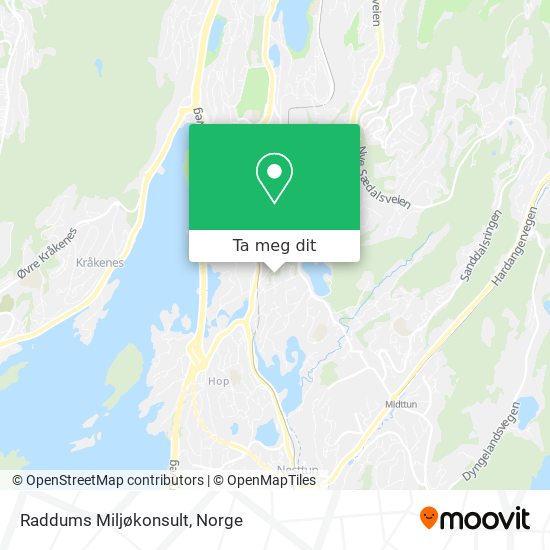 Raddums Miljøkonsult kart