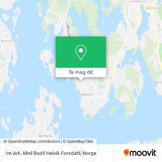 Int.Ark. Mnil Bodil Helvik Forsdahl kart