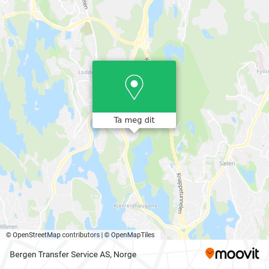 Bergen Transfer Service AS kart
