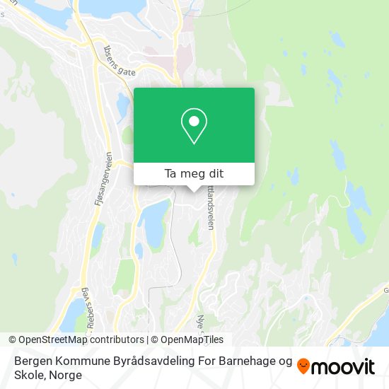 Bergen Kommune Byrådsavdeling For Barnehage og Skole kart