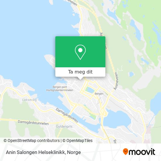 Anin Salongen Helseklinikk kart