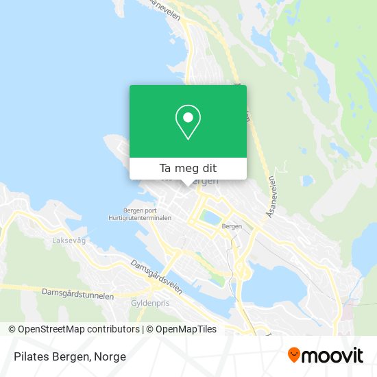 Pilates Bergen kart