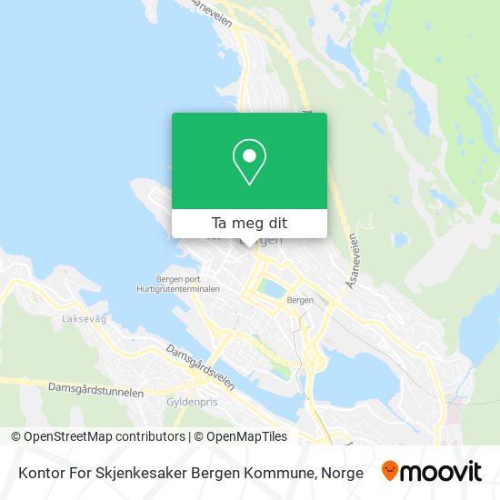 Kontor For Skjenkesaker Bergen Kommune kart