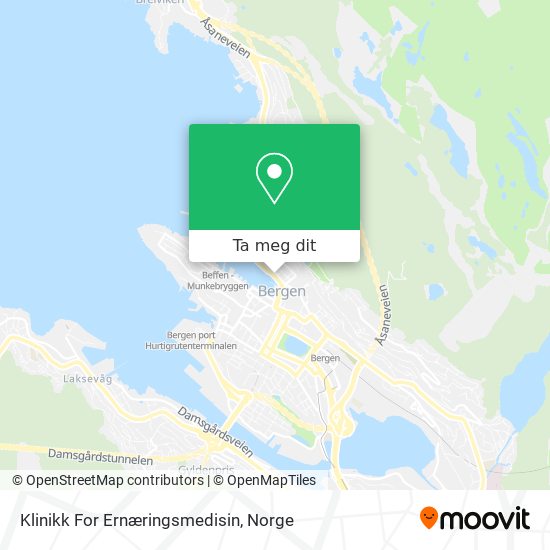 Klinikk For Ernæringsmedisin kart