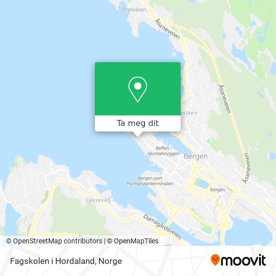 Fagskolen i Hordaland kart