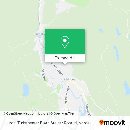 Hurdal Turistsenter Bjørn-Steinar Rosrud kart