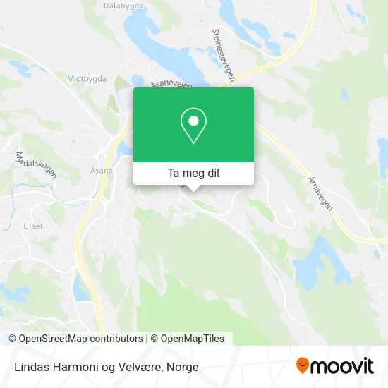 Lindas Harmoni og Velvære kart