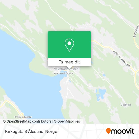 Kirkegata 8 Ålesund kart