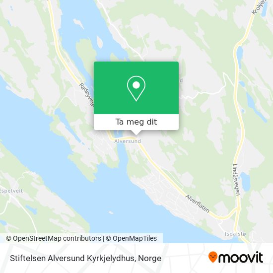 Stiftelsen Alversund Kyrkjelydhus kart