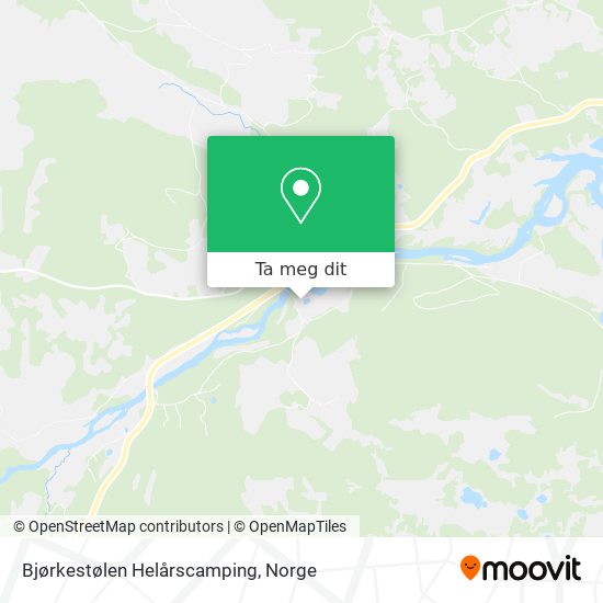 Bjørkestølen Helårscamping kart