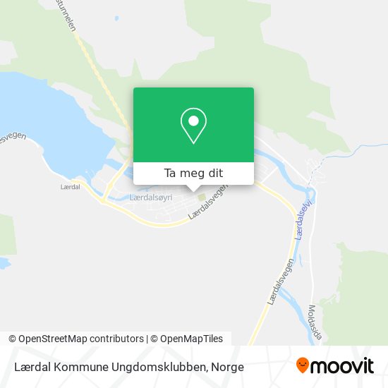 Lærdal Kommune Ungdomsklubben kart