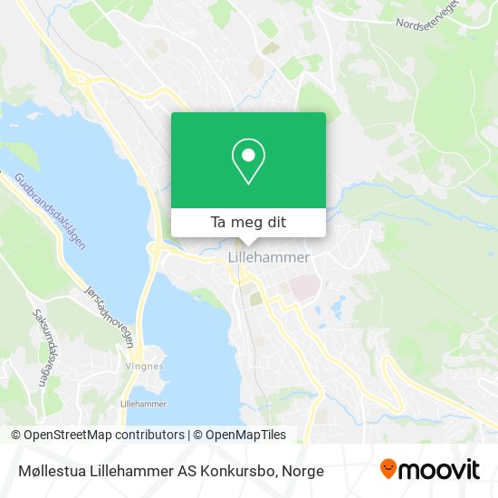 Møllestua Lillehammer AS Konkursbo kart