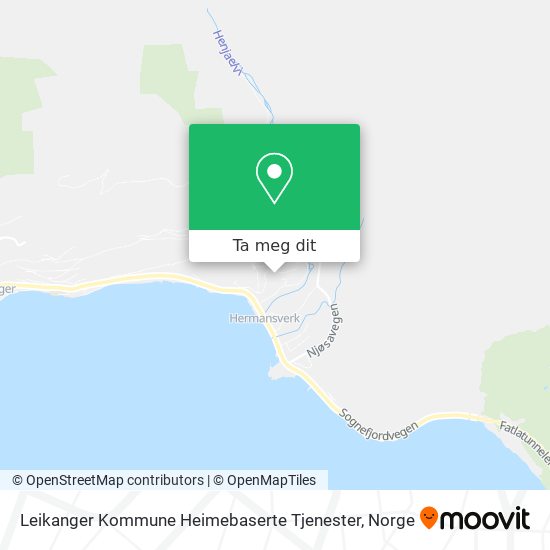 Leikanger Kommune Heimebaserte Tjenester kart