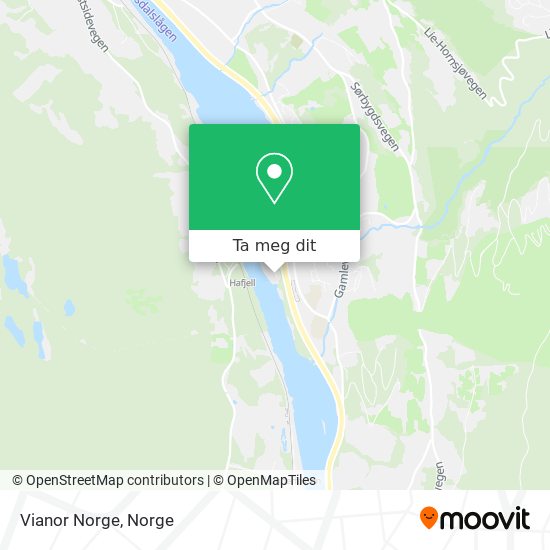 Vianor Norge kart