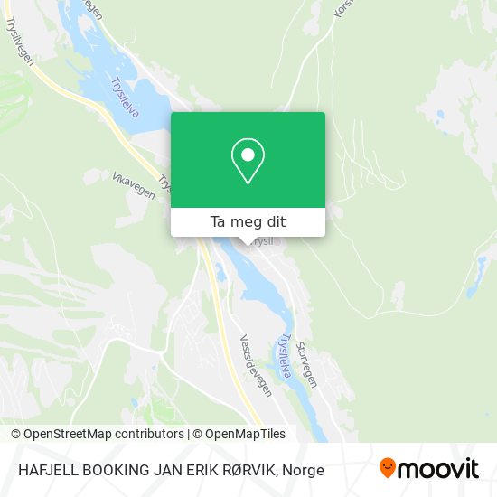HAFJELL BOOKING JAN ERIK RØRVIK kart