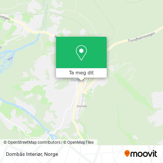 Dombås Interiør kart