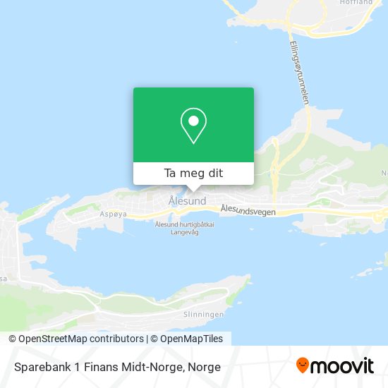 Sparebank 1 Finans Midt-Norge kart