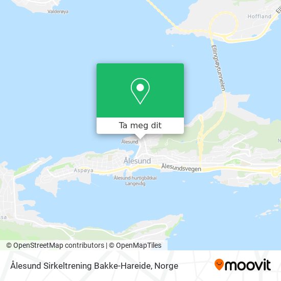 Ålesund Sirkeltrening Bakke-Hareide kart