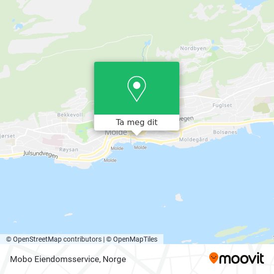 Mobo Eiendomsservice kart