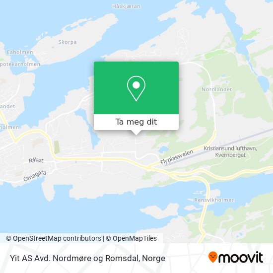 Yit AS Avd. Nordmøre og Romsdal kart