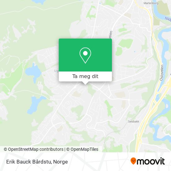 Erik Bauck Bårdstu kart