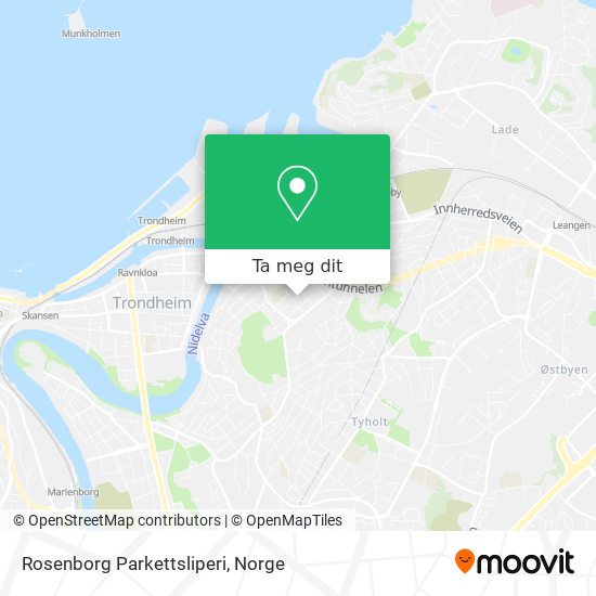 Rosenborg Parkettsliperi kart