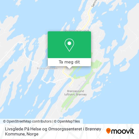 Livsglede På Helse og Omsorgssenteret i Brønnøy Kommune kart