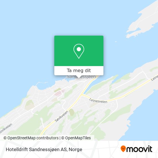 Hotelldrift Sandnessjøen AS kart