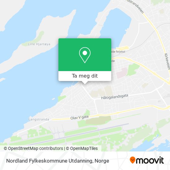 Nordland Fylkeskommune Utdanning kart