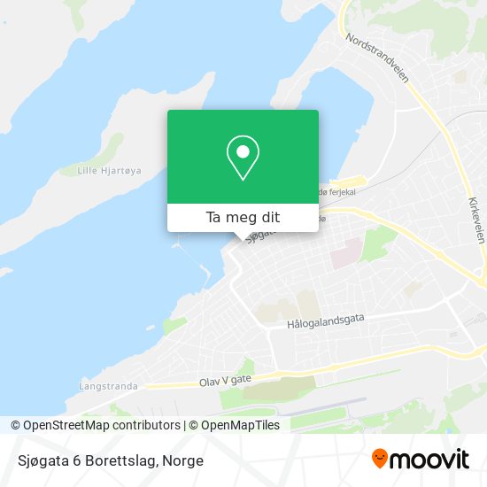 Sjøgata 6 Borettslag kart