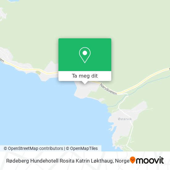 Rødeberg Hundehotell Rosita Katrin Løkthaug kart