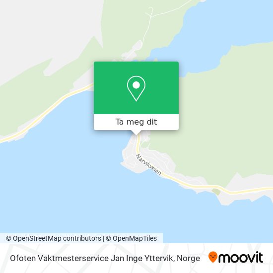 Ofoten Vaktmesterservice Jan Inge Yttervik kart