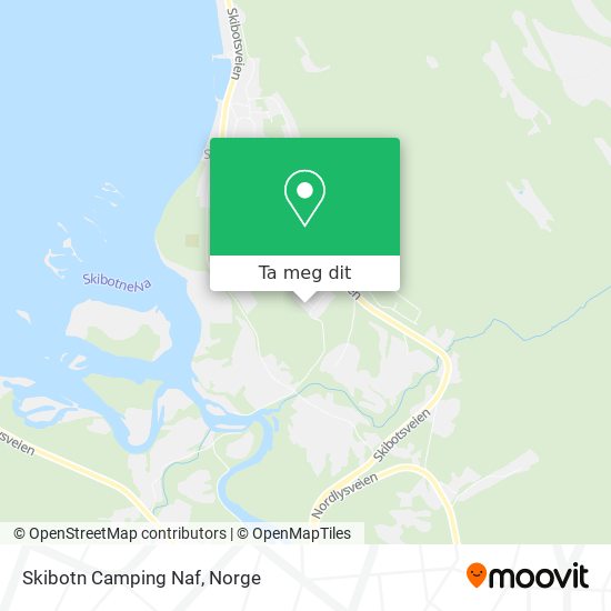 Skibotn Camping Naf kart