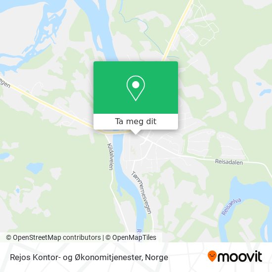 Rejos Kontor- og Økonomitjenester kart