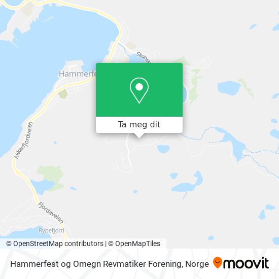 Hammerfest og Omegn Revmatiker Forening kart