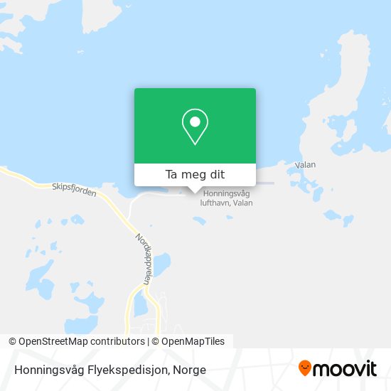 Honningsvåg Flyekspedisjon kart