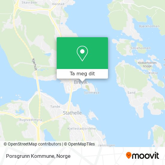 Porsgrunn Kommune kart