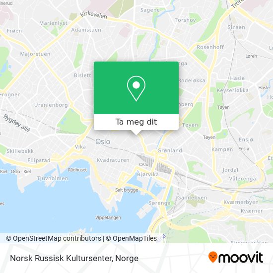 Norsk Russisk Kultursenter kart