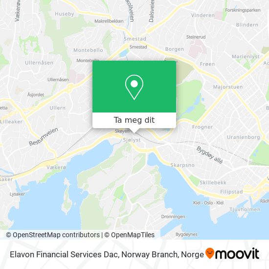 Elavon Financial Services Dac, Norway Branch kart