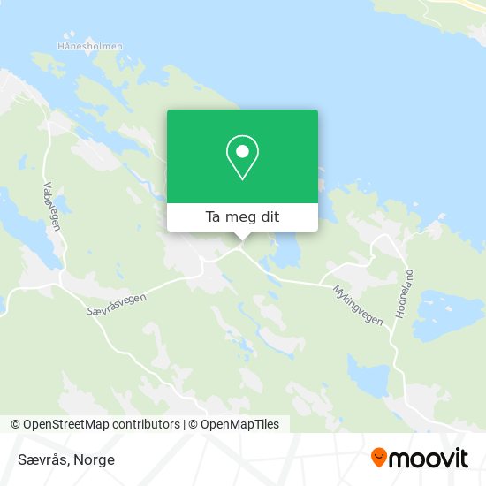 Sævrås kart