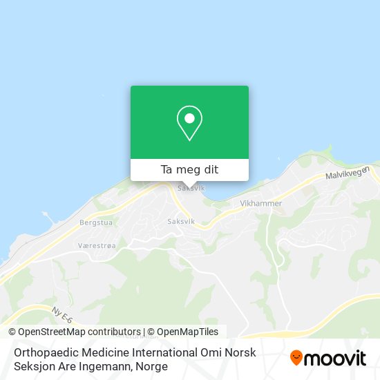 Orthopaedic Medicine International Omi Norsk Seksjon Are Ingemann kart