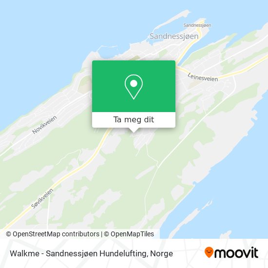Walkme - Sandnessjøen Hundelufting kart