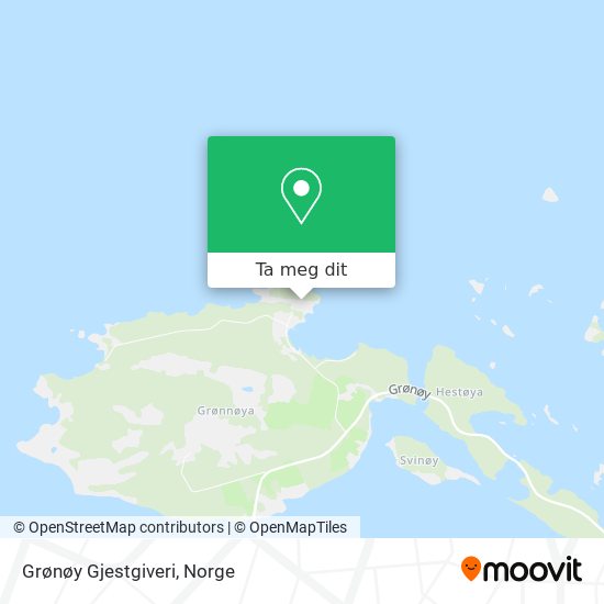 Grønøy Gjestgiveri kart
