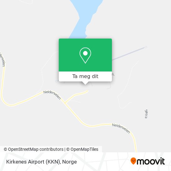 Kirkenes Airport (KKN) kart