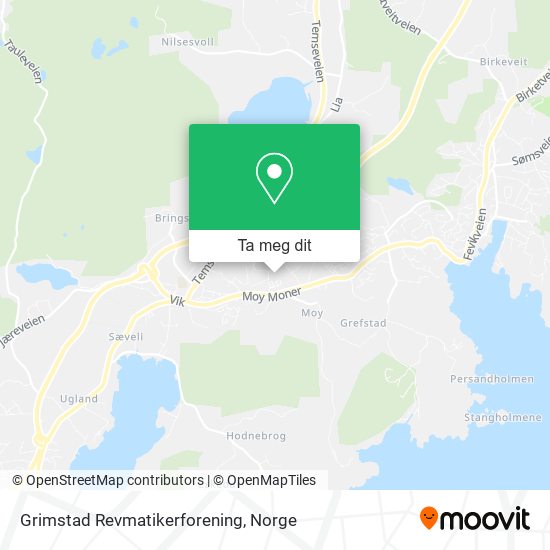 Grimstad Revmatikerforening kart