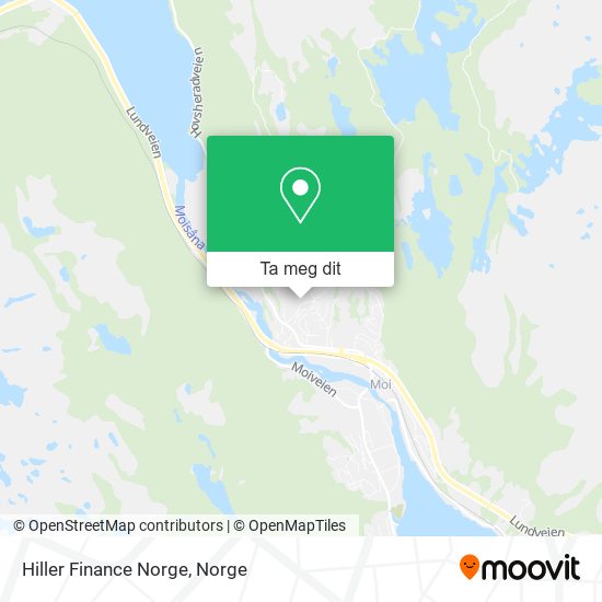 Hiller Finance Norge kart